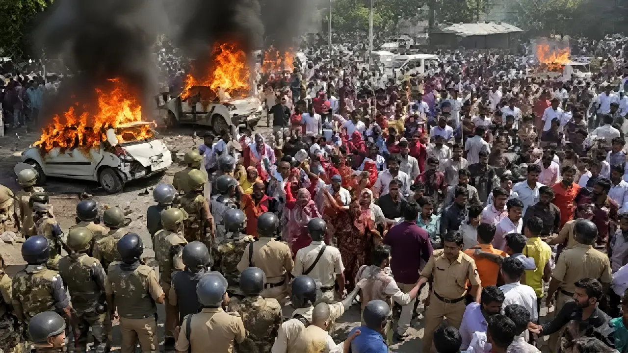 विरोध की आग और पुलिस का एक्शन